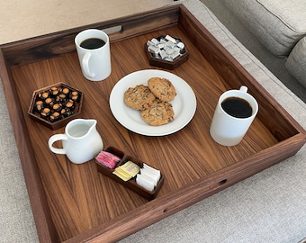 Extra Large 24 inch square serving tray - Ottoman Tray