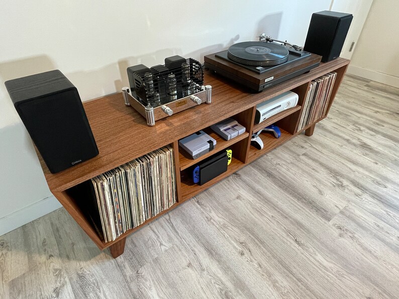 The Khopra Lowboy Entertainment Stand - Khopra Lowboy Record Player ...