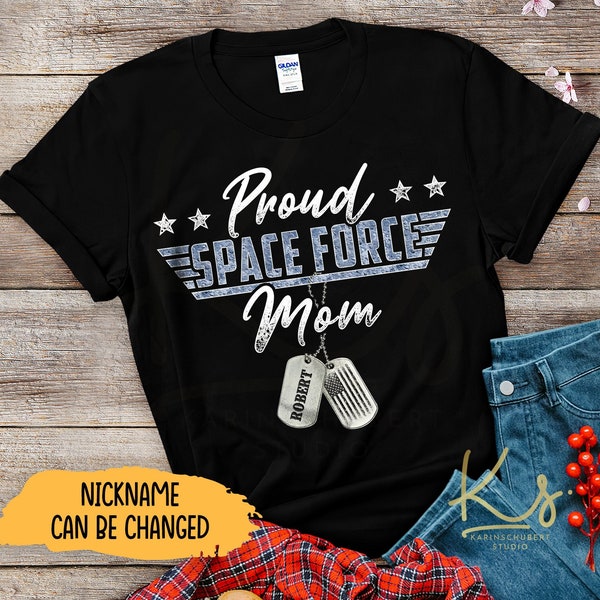 Proud Space Force Mom Shirt, US Space Force Family Shirts, US Space Force Shirts, Gift For Space Force Mom, Military Family Matching Shirts