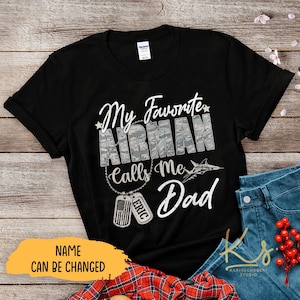 My Favorite Airman Calls Me Dad, Air Force Military Shirts, Proud Air Force Mom, Air Force Dad, Air Force Family Shirt, Air Force Graduation