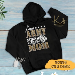 Proud Army National Guard Dad Hoodie, Army National Guard Family Hoodies, US Army National Guard Hoodies, US Army National Guard Military.