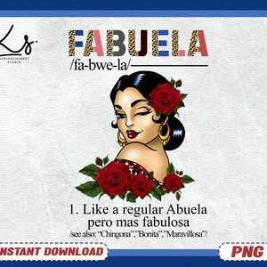 Fabuela png, Abuela png, Latinamerikansk mormor png, definition png, Abuela-present, mormor png, spansk png, mamma png, present till henne, mors dag-present