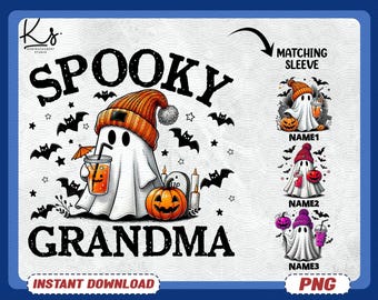 Halloween Grandma Mom Cute Boo Png, Cute Ghost Pumpkin Png, Ghost Drinking Coffee Png, Spooky Vibes Png, Bougie Ghost Png, Here For The Boos