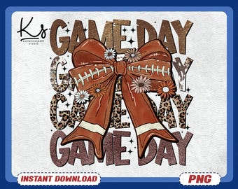Game Day Png, Touchdown Png, Football Season Png, College Football Png, Ballpark Mom Png, Coquette Football Png, Football Bow Png,Sports Png