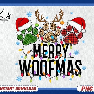 Maman chien png, Noël chien png, Joyeux Woofmas png, amoureux des chiens png, saison de Noël png, maman chien png, vacances de Noël png, joyeux Noël png