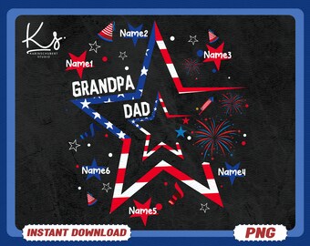 Papá abuelo estrellas rayas 4 de julio png, papá americano png, bandera de Estados Unidos papá papá patriótico png, diseño de camiseta de papá del 4 de julio, 4 de julio png