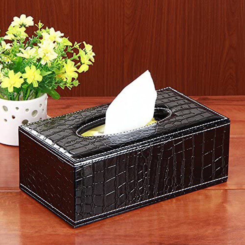 Modern Square Facial Tissue Holder Case Dispenser for Home and Etsy