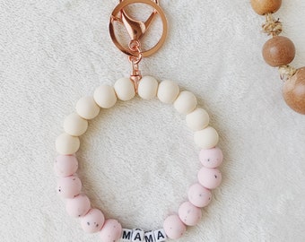 Mama Keychain Wristlet