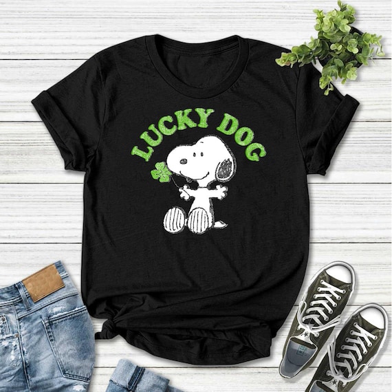 Peanuts Snoopy Lucky Dog Shirt St Patricks Day Snoopy Shirt Etsy Peanuts Snoopy Lucky Dog Shirt St Patricks Day Snoopy Shirt Etsy