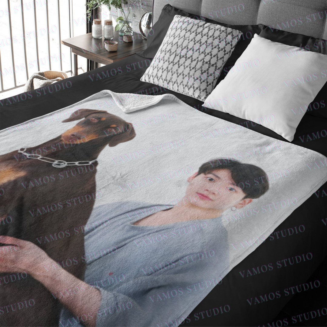 Jungkook Bam Blanket Bam Jungkook Dog Blanket BTS Jungkook Etsy