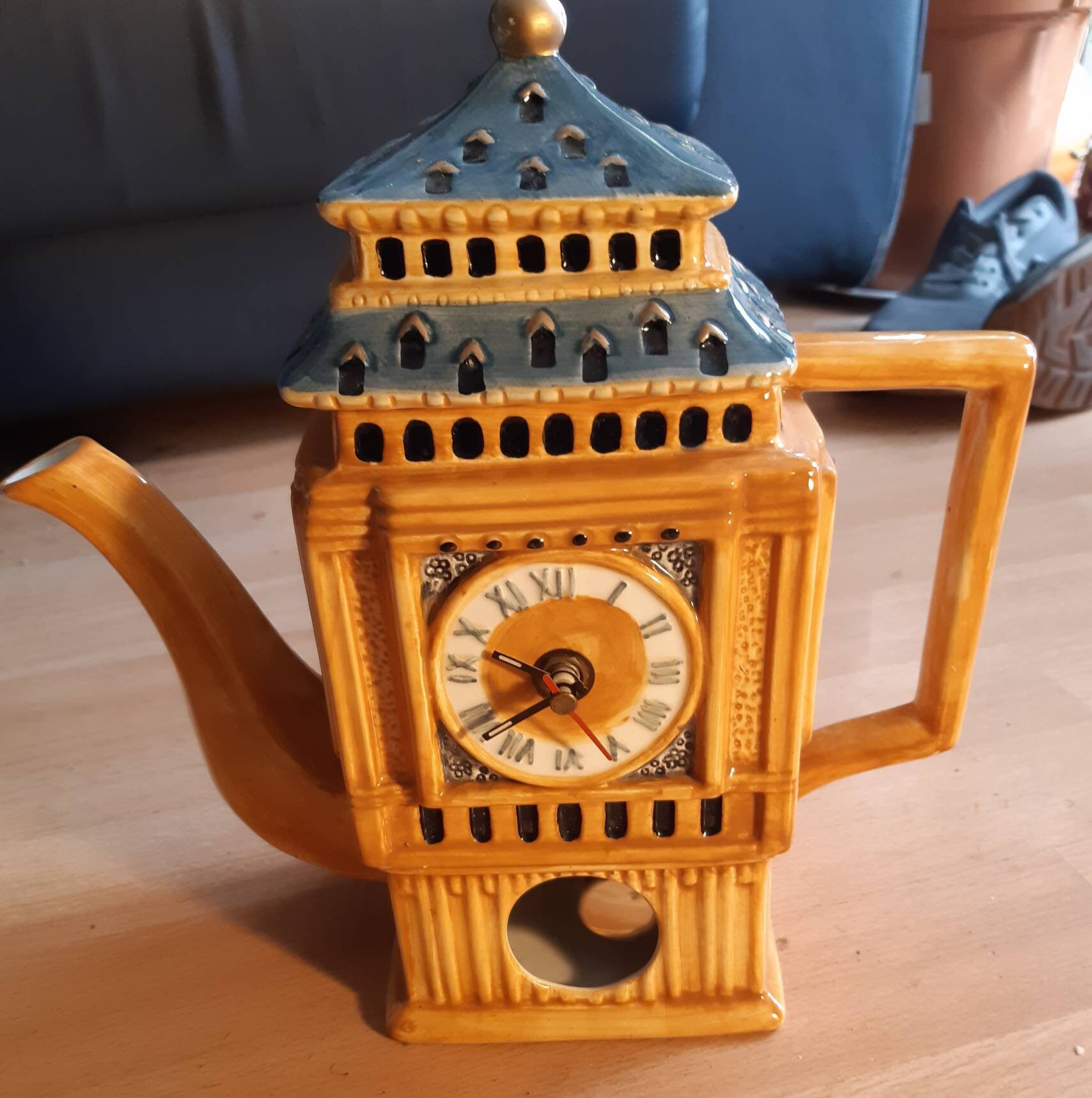 Big Ben ceramic teapot Clock Etsy