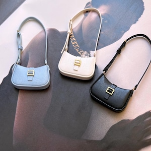 "Miniatur Mode ""Stilvolle Baguette Tasche"" Geldbeutel für Puppen 1/6 Skala, Tasche, Handtasche für Blythe, Momoko, NF, FR, Poppy Parker, Barb."