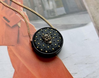 Miniature purse for dolls 1/6 scale "Golden tiger", handbag for Blythe, Momoko, NF, FR, Poppy Parker, Barb