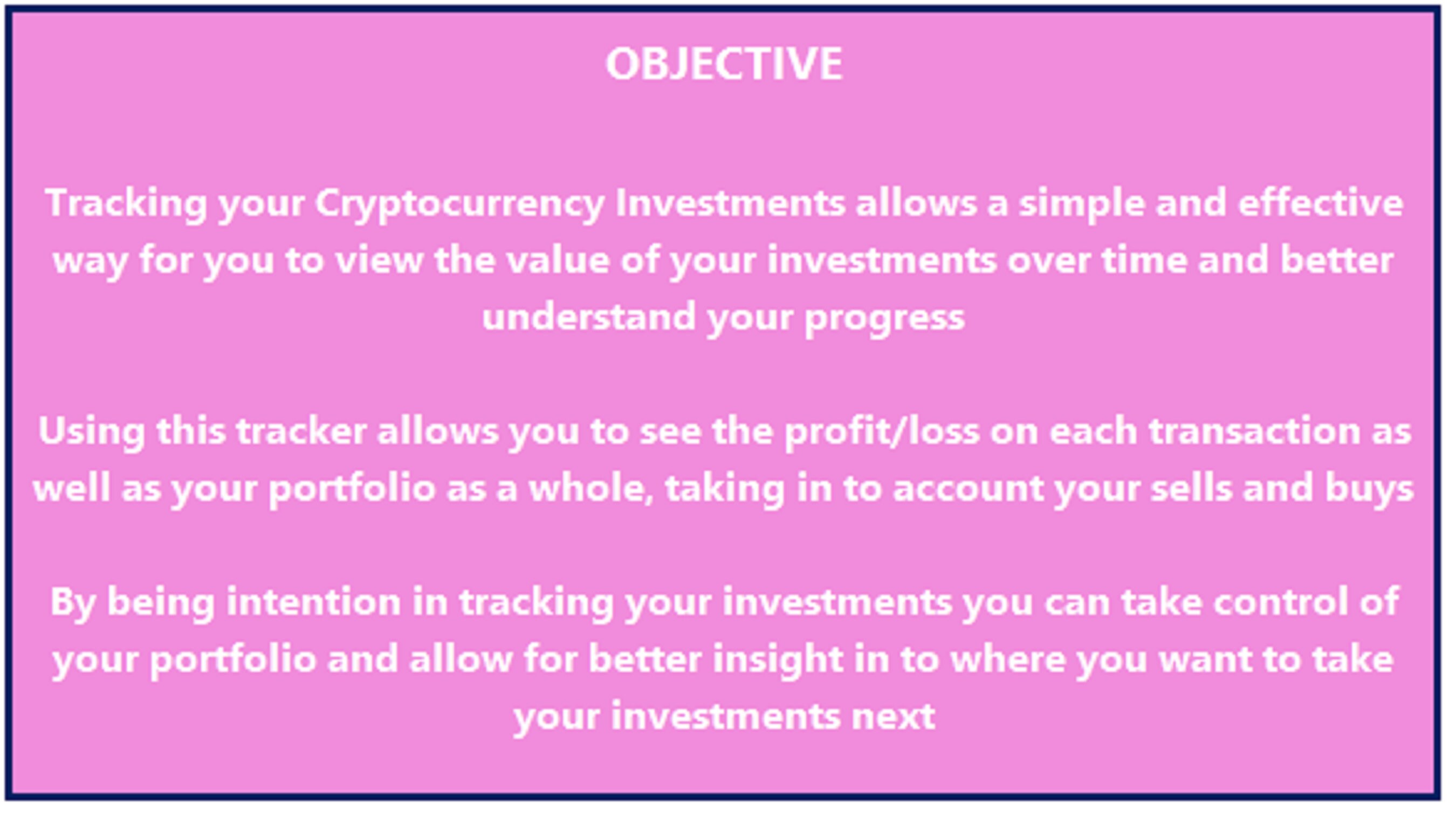 Cryptocurrency Investment Tracker | Excel | Template | Instant Download |  Editable Spreadsheet | Portfolio | Crypto | Bitcoin - Etsy
