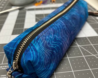 Batik Pencil Case Boho Pencil Case - Ready to Ship! Free Shipping!