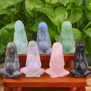 Statue Of Goddess Gaia Mother Earth Crystal Blue Decorations Pregnancy Gifts