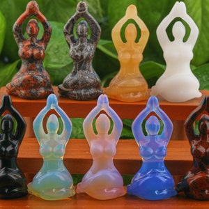 3&quot; Crystal Yoga Goddess Body Crystal Female Torso