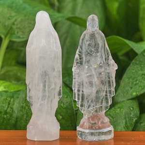 4&quot; White Quartz Jesus Divine Mercy Statue