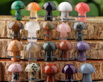 0.8&quot; Mini Crystal Mushroom