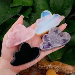 15 Stein, 3-Zoll-Kristallwolke Hand, die, Quarz-Kristall, Mineralprobe, Rock-Hauptdekoration, Wolken-Skulptur, heilende Kristallgeschenke schnitzt