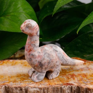 3 Inch Large Dinosaur Home Decor , Healing Chakra Crystal Gemstone Dinosaur Gifts image 4