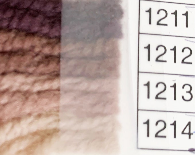 WAV - 1211-1213-1214 -closest to 470-474-Toast Brown Family-Waverly Wool(by Brown Sheep)