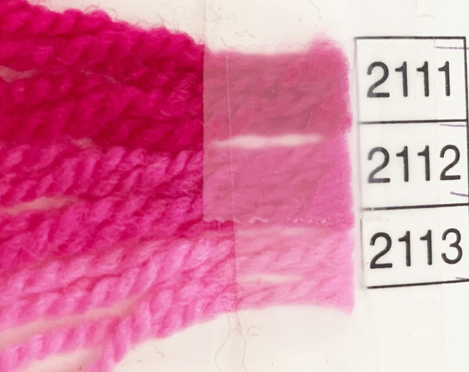 WAV - 2112-Closest to Paternayan 962- Hot Pink Family - WAVERLY WOOL (by Brown Sheep)