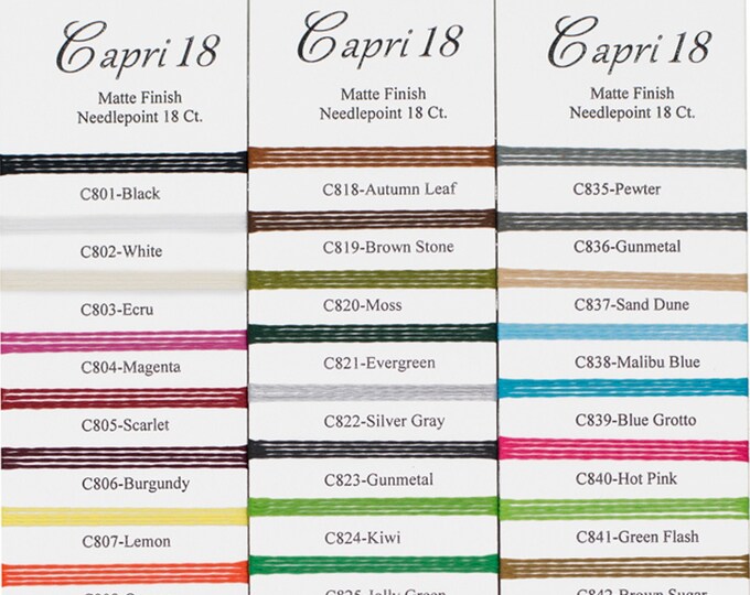 CAPRI-18 & 13 - by Rainbow Gallery- C801-C835 +C301-C334