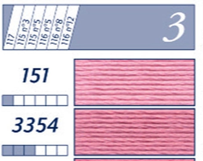 Floss & Perle-CC-3: 151-915 PINKS-PURPLES Please see color card for details