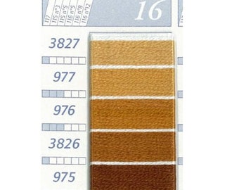Floss & Perle-CC-16: 3827-632-Oranges-Browns Please see color card for details