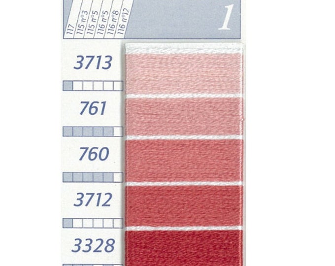 Floss & Perle-CC-1: 3713-814 PINKS and REDS Please see color card for details