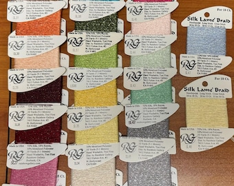 SILK Lame Braid SL47-SL69 - (incl lb and sp) by Rainbow Gallery