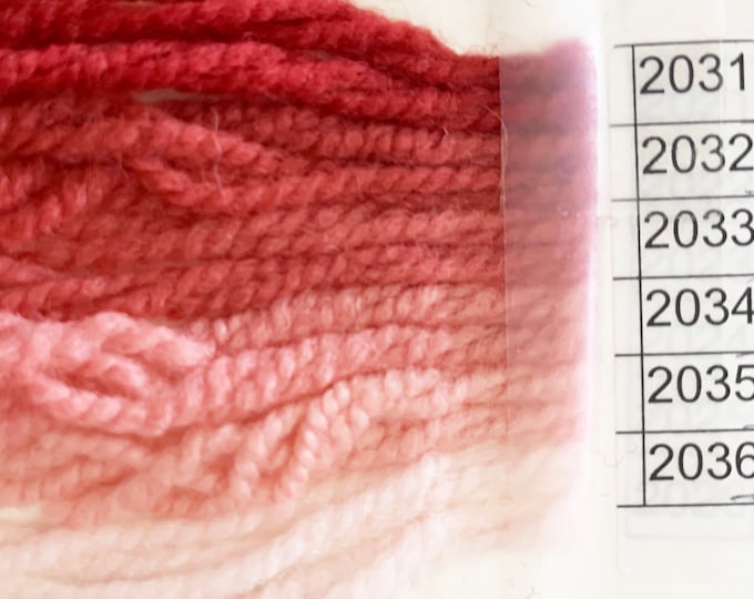 WAV - 2032-2035-2036 -Closest to Paternayan 930-935-Rusty Rose Family-WAVERLY WOOL (by Brown Sheep)