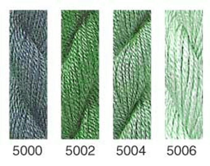 5000, 5002, 5004, 5006; - SAGE GREEN Impressions Solid; - by The Caron Collection