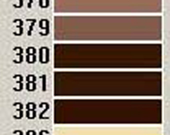 Colors 368-831- BROWNS & Misc Colors-Anchor Floss and Perle-SIZE 5 + 3