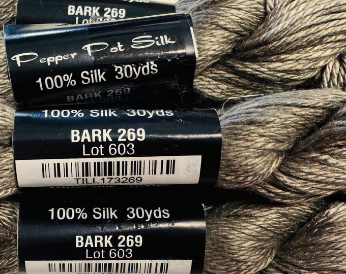 BARK - 269 - (DYE LOT-603) - Pepper Pot Silk