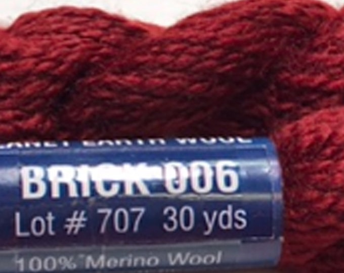 Planet Earth Wool - BRICK - 006