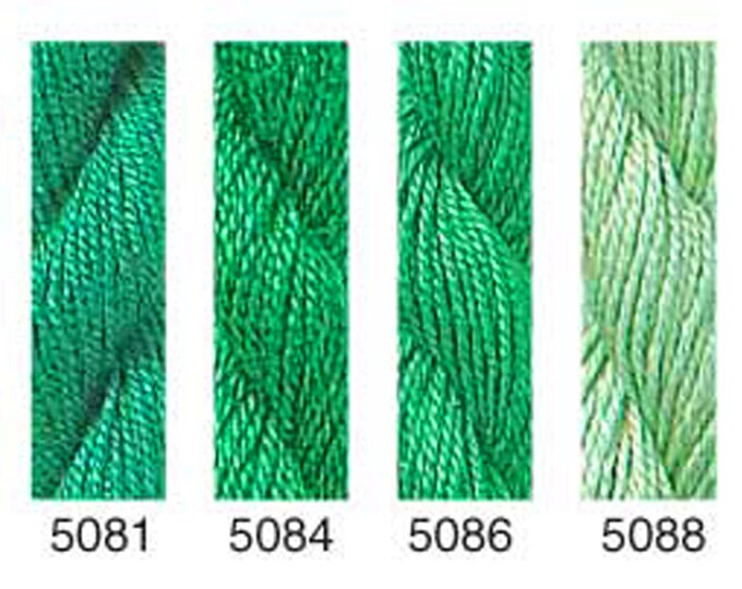 5080, 5081, 5084, 5086, 5088, - KELLY GREEN; - IMPRESSIONS Solid by The Caron Collection