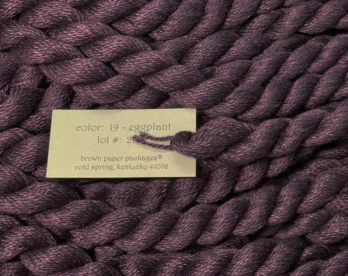 EGGPLANT - 19 - SILK & IVORY