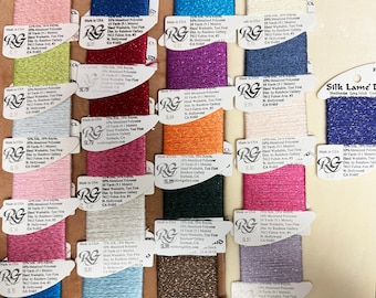 SILK Lame Braid ; SL71-SL93 (including all LB and SP) by Rainbow Gallery