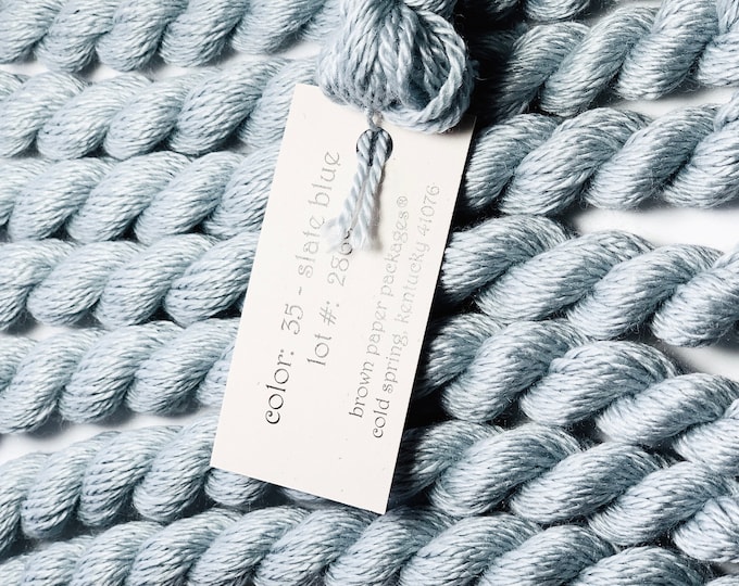 Slate Blue - 35 - SILK & IVORY