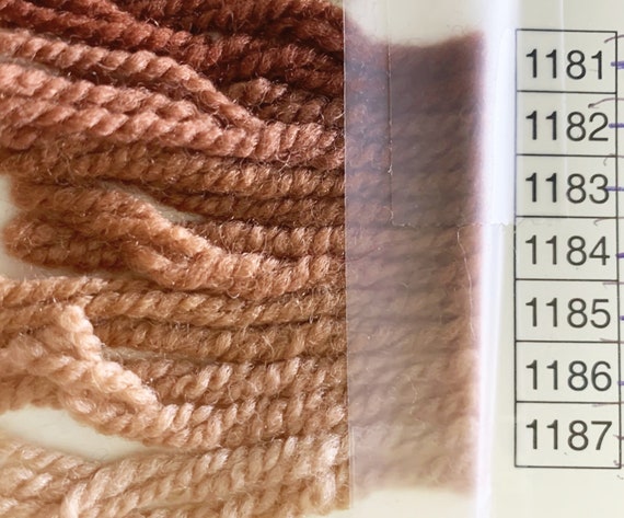 WAVERLY WOOL (by Brown Sheep) Color 1181- Red Brown-Closest to Paternayan 480 Family