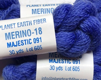 Planet Earth Merino-18 - Majestic - 091, Beet- 137, Pond-106, Surf -076, Creme de Menthe, Atlantic-073, Honey-163
