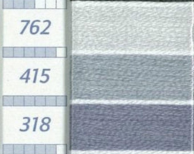 Floss and Perle-CC-19: 3072-310 GRAYS-BLACK Please see color card for details