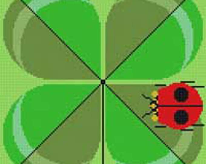 HC-D163-Double Lucky - BY Charley Harper - Needlepoint Canvas Hand Painted- 13 Ct