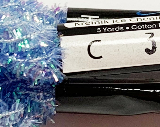 Kreinik Ice Chenille-C3145-C3150-C3152-C3155-C3160-C3165-C3168-C3170-C3173-C3173-C3178 - Threadwrx-Color names listed below with Quantities