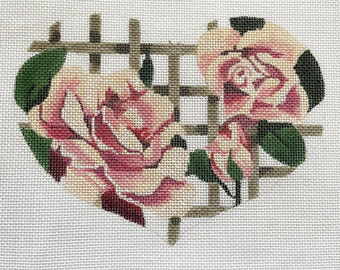 Heart with Roses -  AT - HE 202