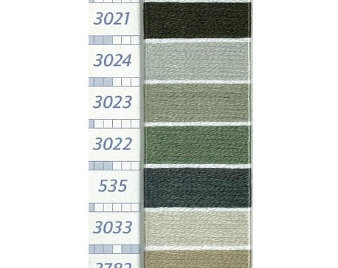 Floss and Perle-CC-18: B5200-838 WHITES-DK. Taupes Please see color card for details