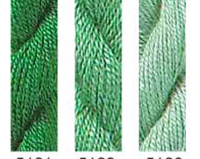 5120, 5121, 5123, 5126, 5128;- JADE GREEN - IMPRESSIONS Solid - by The Caron Collection