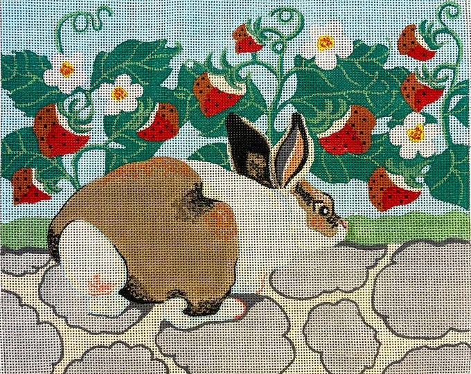 K. MOLINEUX. - Rabbit in Strawberries (see thumbnail for improved pic)